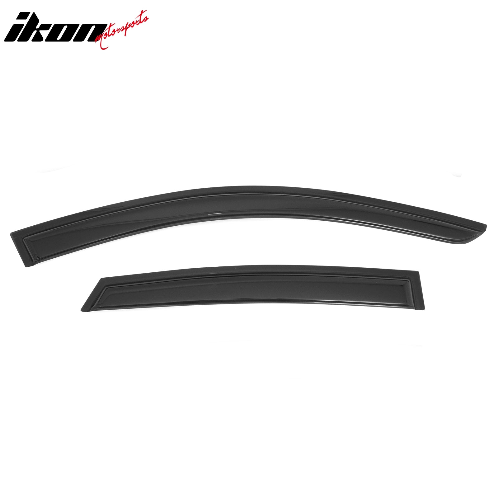 Fits 14-17 Infiniti QX50& 08-12 EX35 4PCS Window Visors Smoke Acrylic Rain Shade