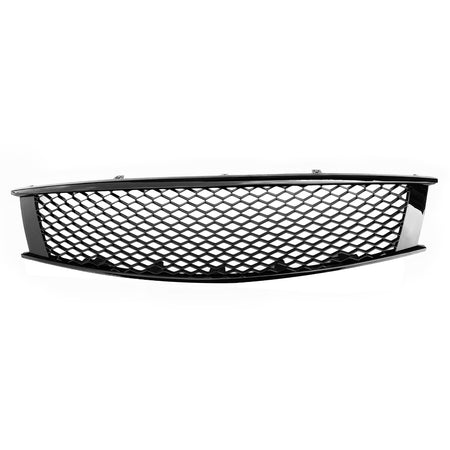 Fits 08-15 Infiniti G37 Q60 Coupe Honeycomb Style Upper Grille Gloss Black ABS