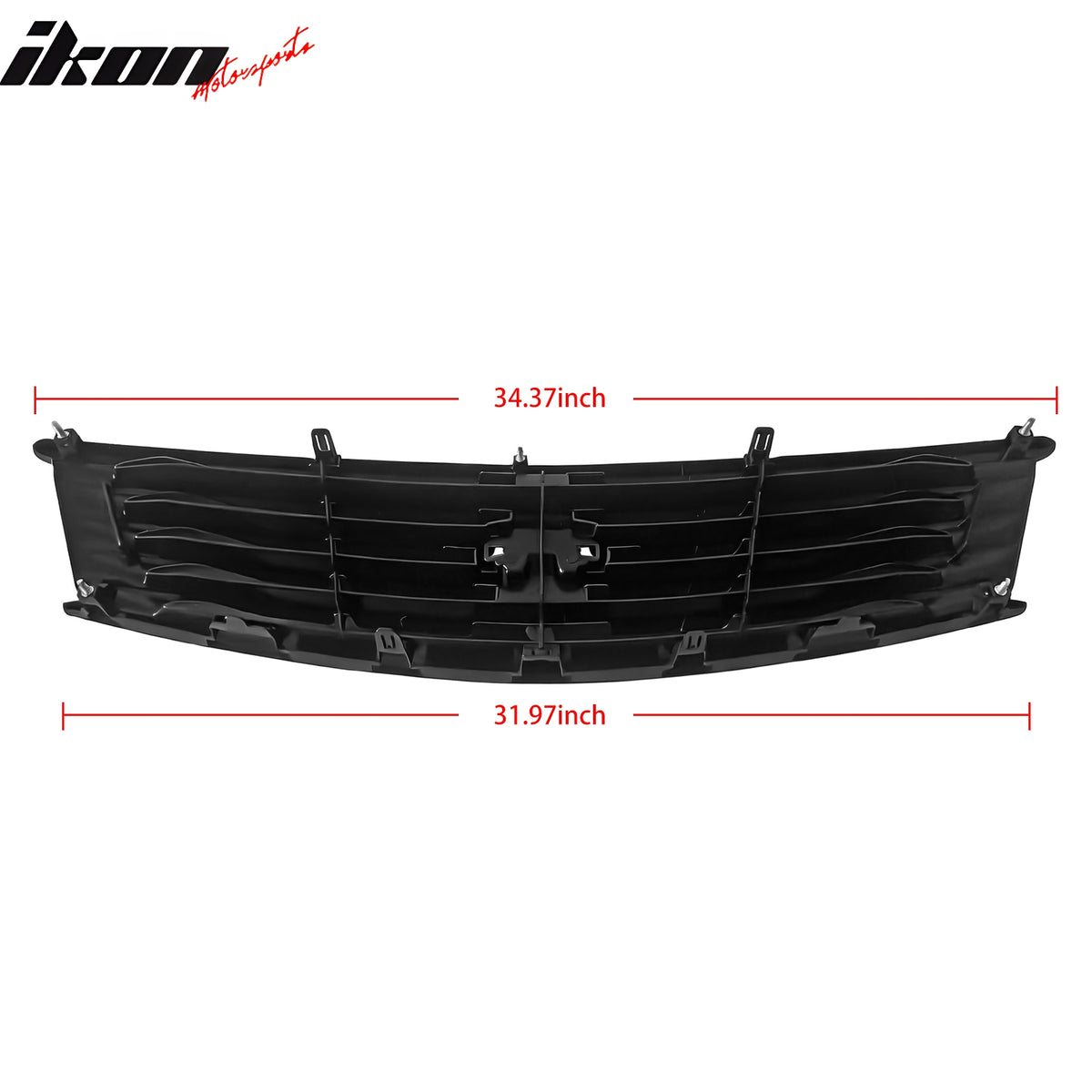 Fits 08-15 Infiniti G37 Q60 Coupe OE Style Upper Grille Carbon Fiber Print ABS