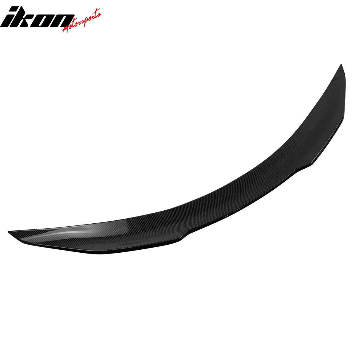 Fits 08-13 INFINITI G37 14-15 Q60 Trunk Spoiler Carbon Fiber Print PSM Style ABS