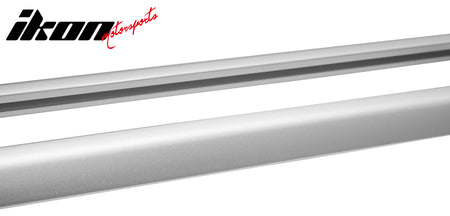 Fits 08-13 Toyota Highlander OE Style Top Roof Rack Rail Bar Aluminum Black 2PC