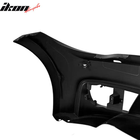 Fits 08-13 BMW E82 E88 1-Series 1M Style Front Bumper Conversion PP Matte Black