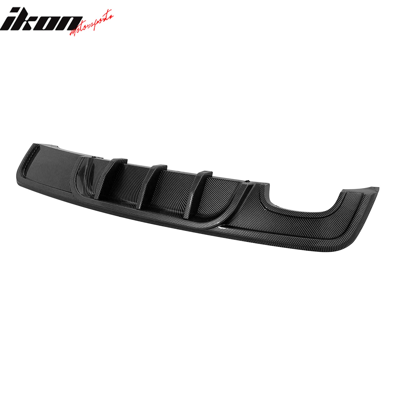 For 08-13 BMW 1-Series E82 E88 MP Style Rear Diffuser Lip ABS Carbon Fiber Print