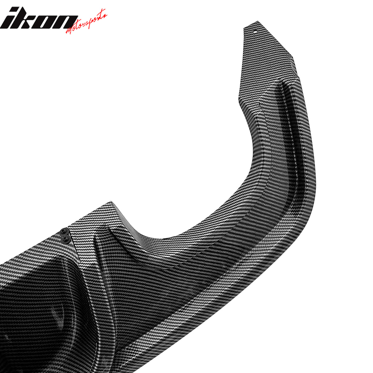 For 08-13 BMW 1-Series E82 E88 MP Style Rear Diffuser Lip ABS Carbon Fiber Print