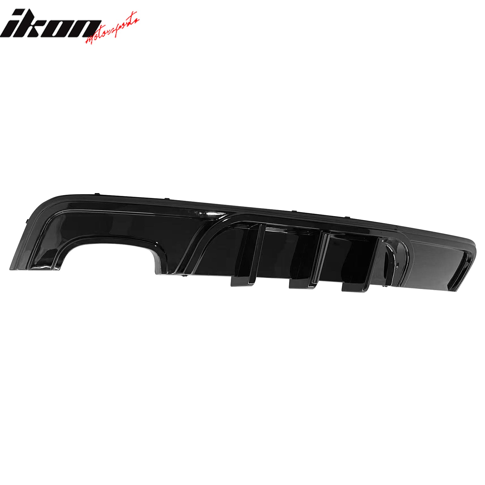 Fits 08-13 BMW 1-Series E82 E88 M Performance Rear Diffuser W/ LED Gloss Black