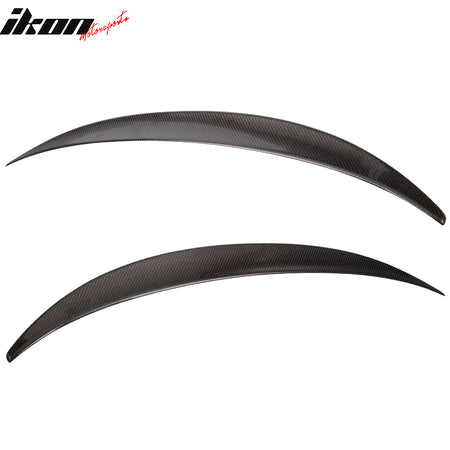 Trunk Spoiler Compatible With 2008-2013 BMW E71 X6 Liftback, Performance Style Real Carbon Fiber(CF) Finisher Rear Tail lid Deck Boot Wing by IKON MOTORSPORTS, 2009 2010 2011 2012
