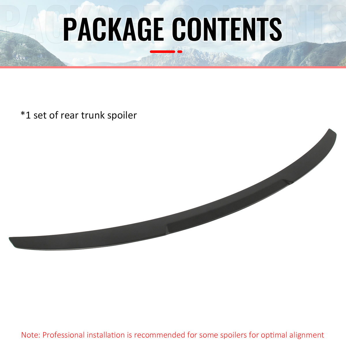 Fits 08-13 BMW E82 1-Series Coupe M4 Style Trunk Spoiler Wing Matte Black ABS