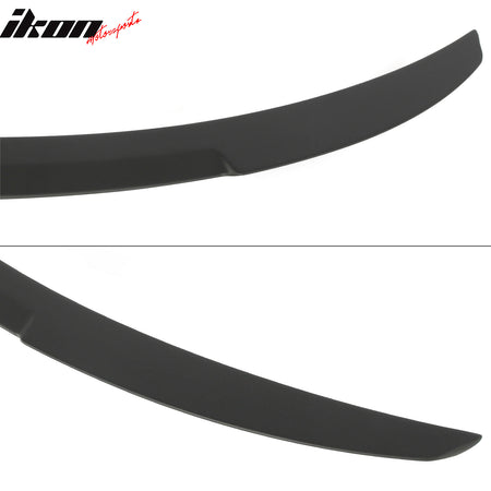 Fits 08-13 BMW E82 1-Series Coupe M4 Style Trunk Spoiler Wing Matte Black ABS