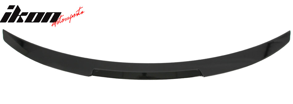 2008-2013 BMW E82 Coupe M Sport M4 Style Gloss Black Rear Spoiler ABS