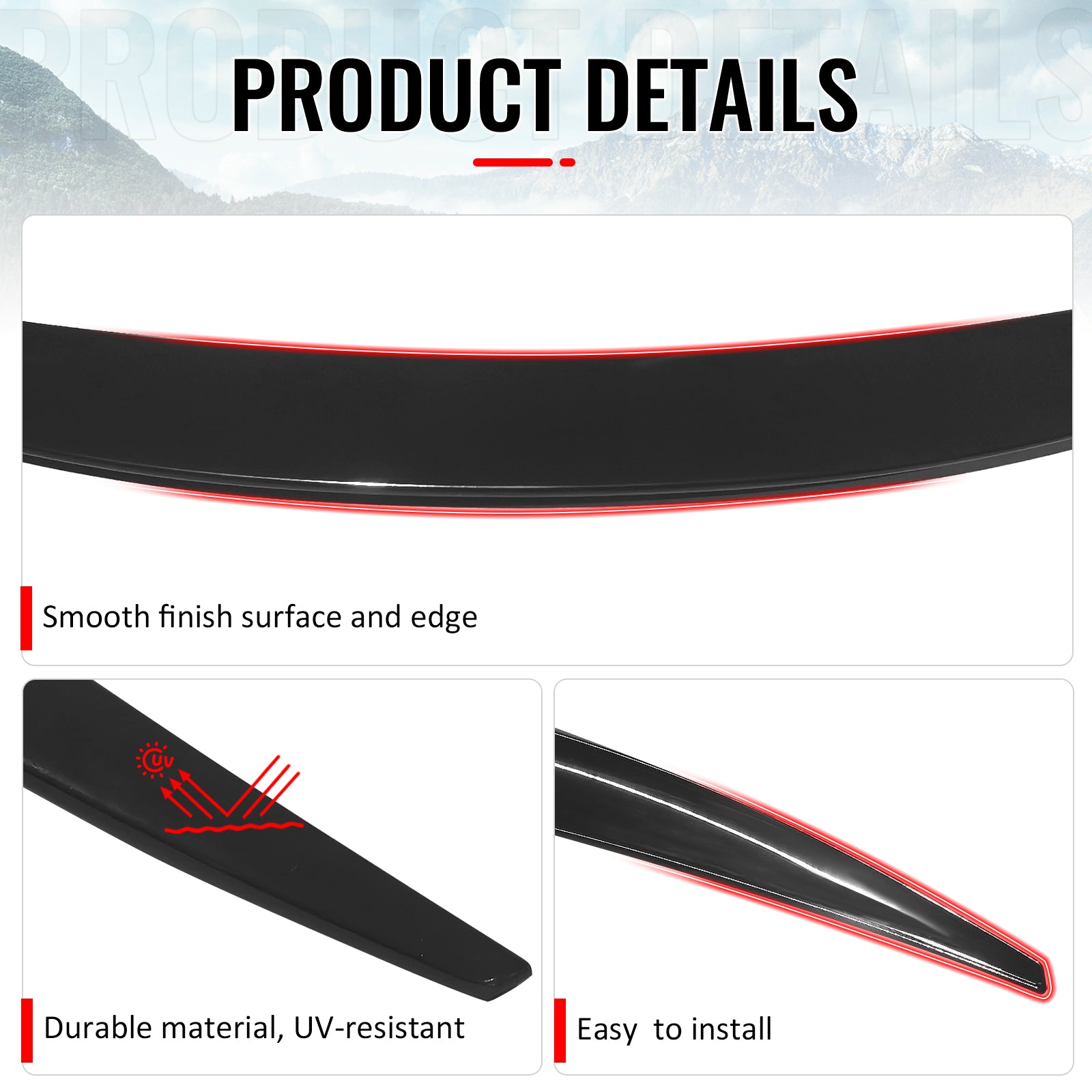 Fits 08-13 BMW E82 1-Series Coupe Performance Style Trunk Spoiler Gloss Black