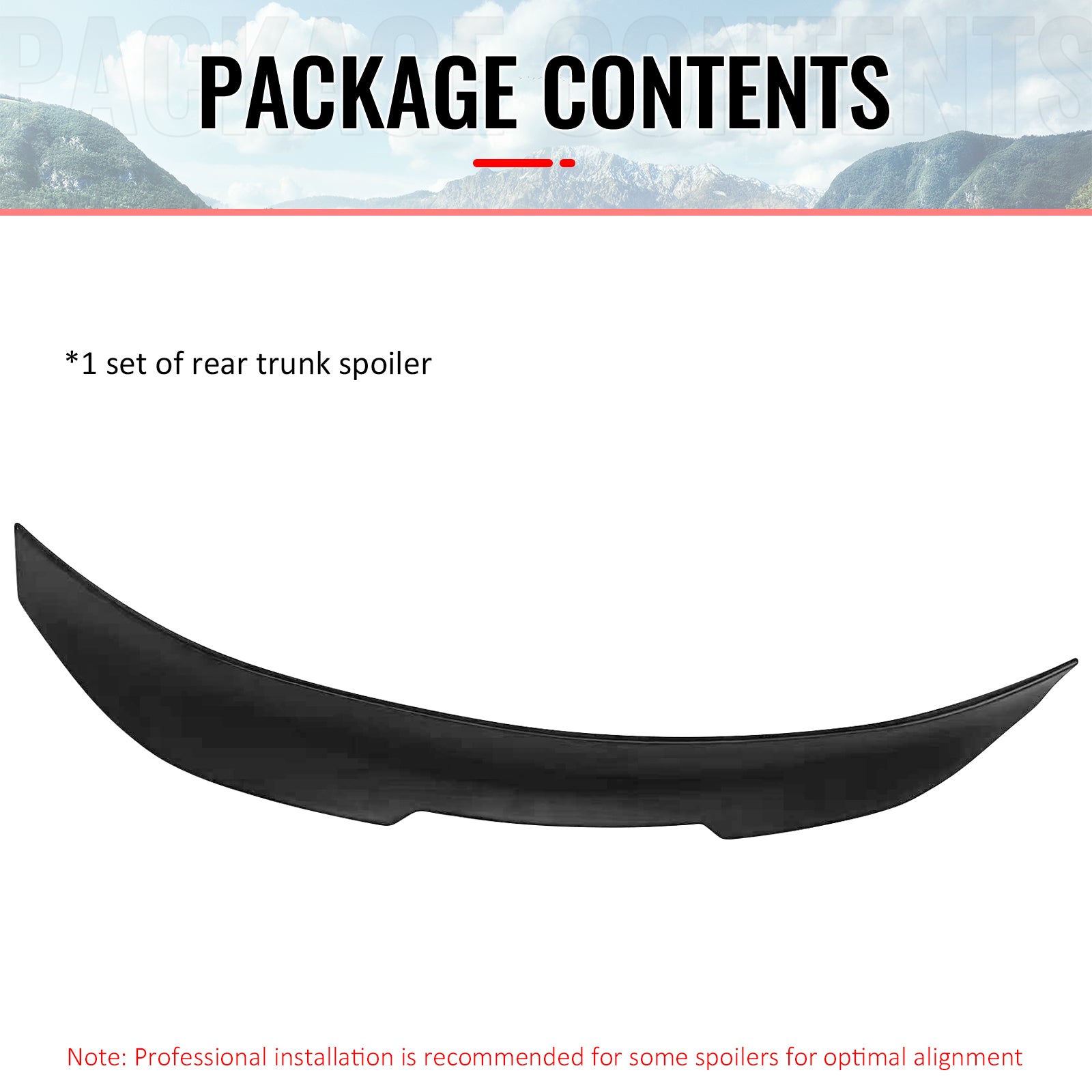 Fits 08-13 BMW E82 1-Series Coupe PSM Style Trunk Spoiler Wing Matte Black ABS