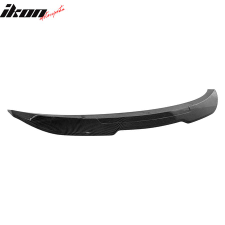 Fits 08-13 BMW E82 1-Series Coupe PSM Style Trunk Spoiler Carbon Fiber Print ABS