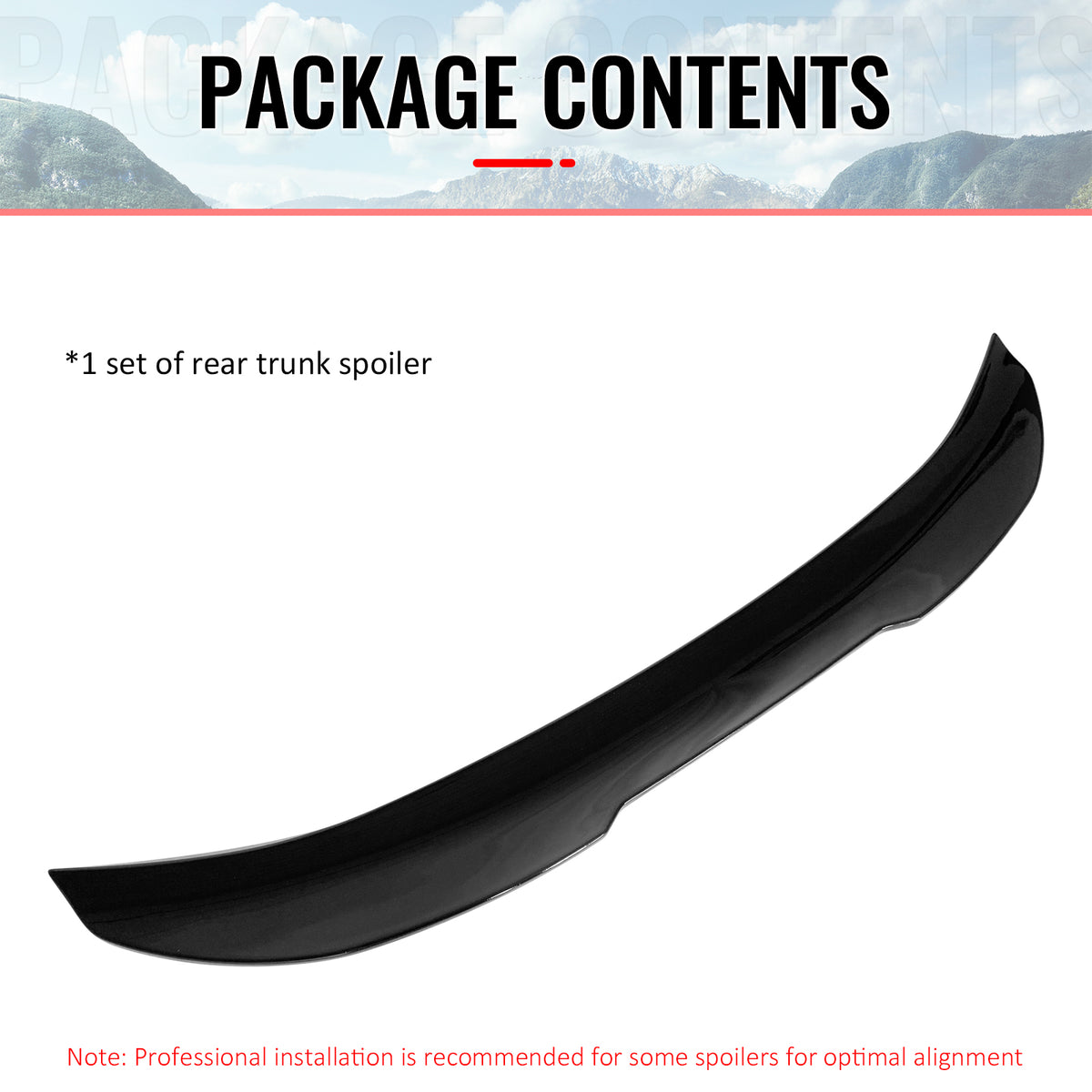 Fits 08-13 BMW E82 1-Series Coupe PSM Style Trunk Spoiler Wing Gloss Black ABS