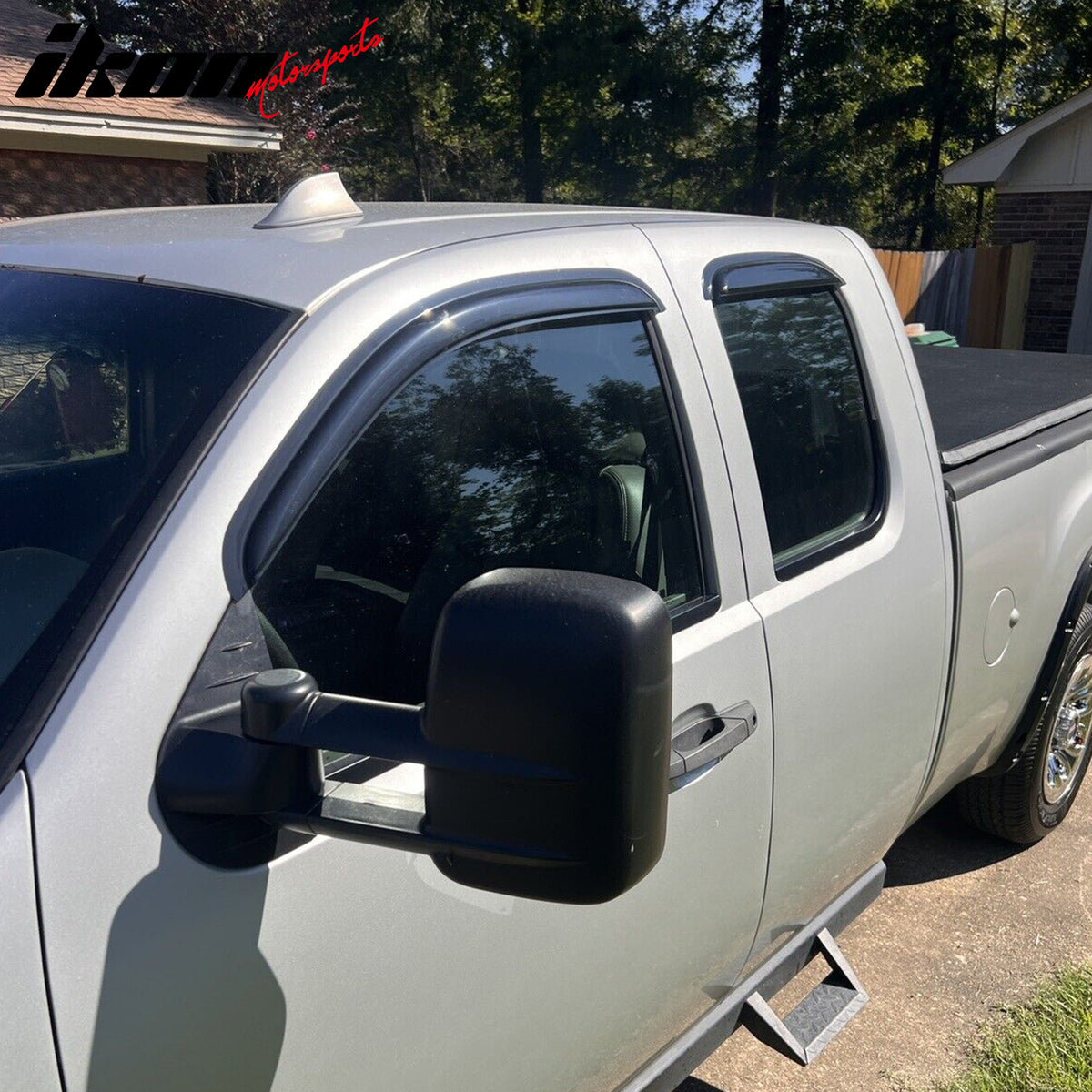 For 2007-2014 Chevy Silverado GMC Sierra Extended Cab Window Visors Vent 4PCS