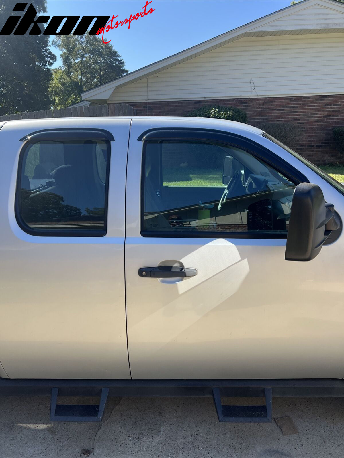 For 2007-2014 Chevy Silverado GMC Sierra Extended Cab Window Visors Vent 4PCS