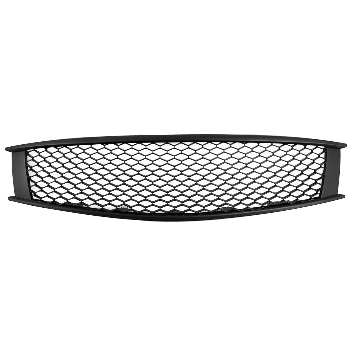 Fits 08-15 Infiniti G37 Q60 Coupe Honeycomb Style Upper Grille Matte Black ABS