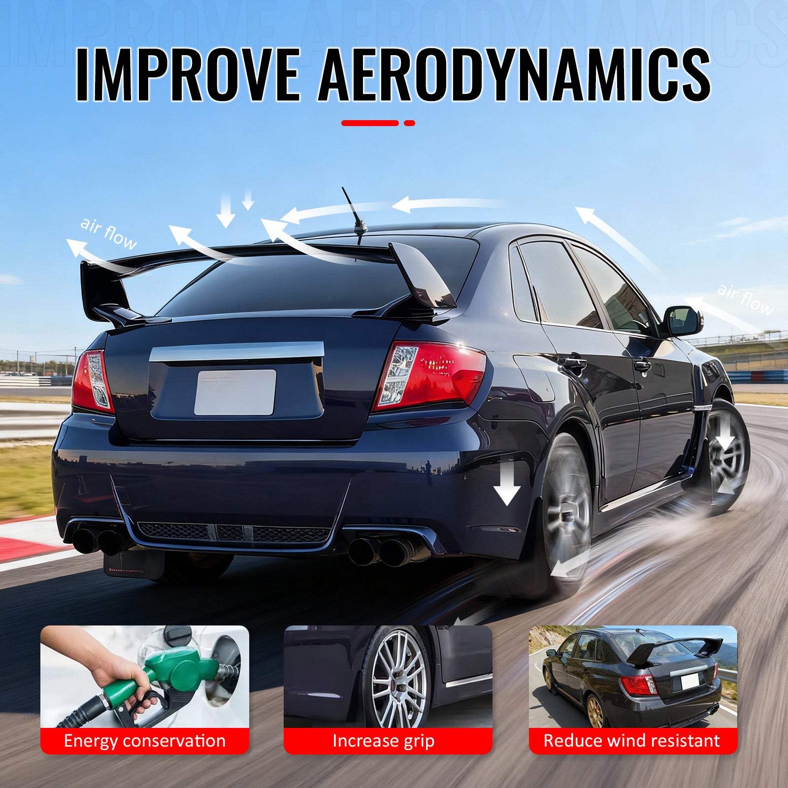 Fits 08-14 Subaru Impreza WRX STI Style Rear Trunk Spoiler Wing Primer Black 5PC