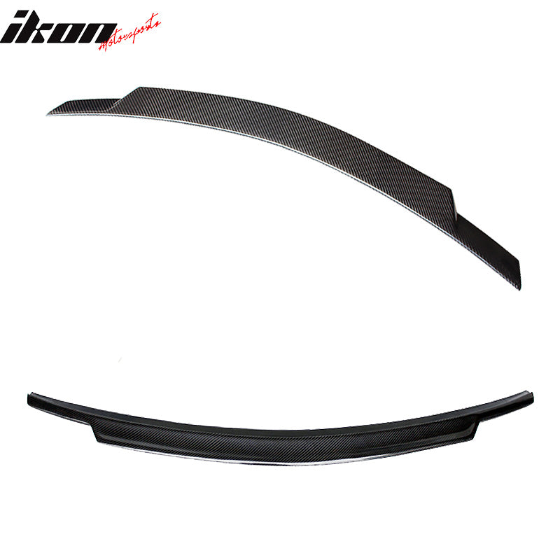 Fits 08-14 Benz C-Class W204 4-Door C74 Style Trunk Spoiler Matte Carbon Fiber