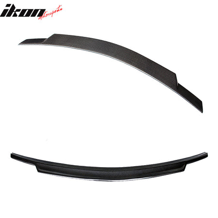 Fits 08-14 Benz C-Class W204 4-Door C74 Style Trunk Spoiler Matte Carbon Fiber