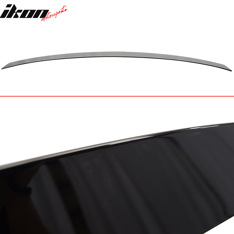 Fits 08-14 Benz W204 C Class AMG Rear Trunk Spoiler + OE Roof Spoiler #040 Black