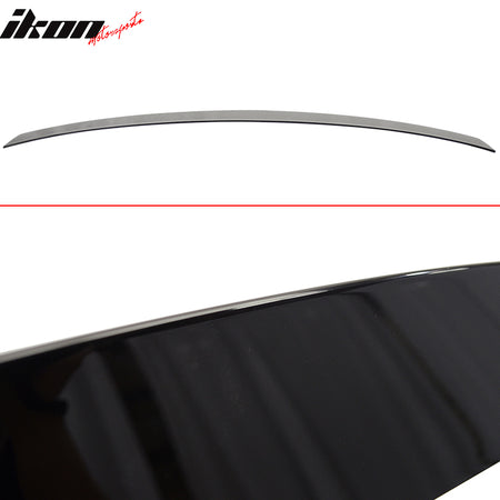 Fits 08-14 Benz W204 C Class AMG Rear Trunk Spoiler + OE Roof Spoiler #040 Black