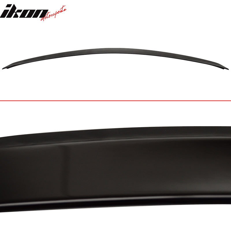 Fits 08-14 Benz W204 C Class AMG Rear Trunk Spoiler + OE Roof Spoiler #040 Black
