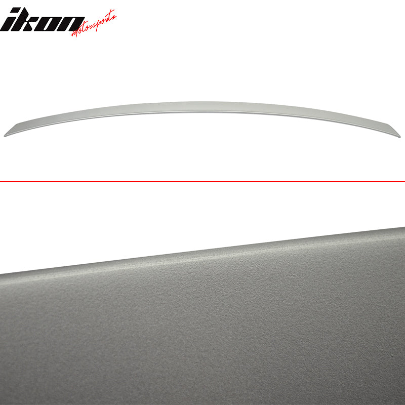 Fits 08-14 W204 Trunk Spoiler & Roof Wing Painted #744 Iridium Silver Metallic