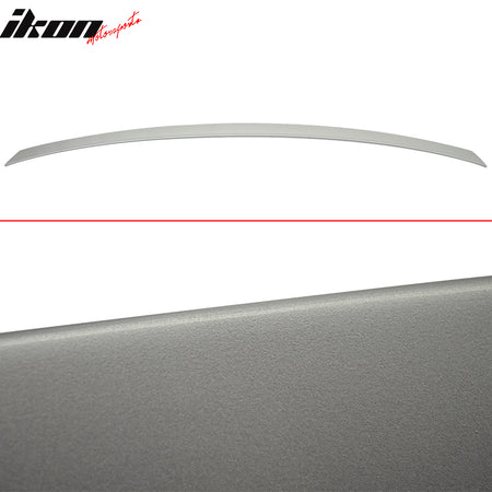 Fits 08-14 W204 Trunk Spoiler & Roof Wing Painted #744 Iridium Silver Metallic
