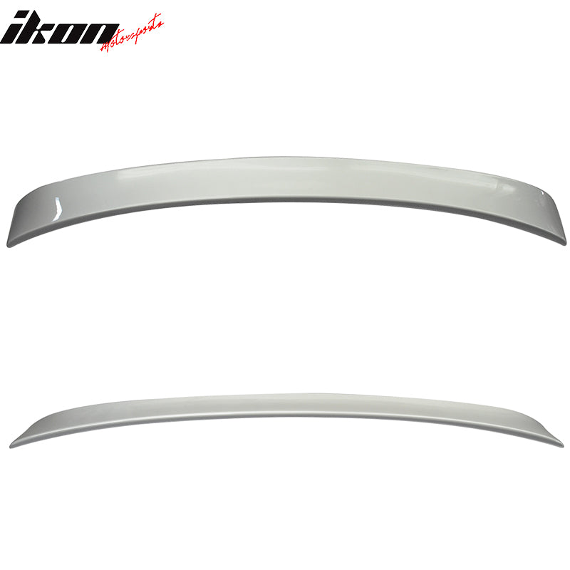 Fits 08-14 W204 Trunk Spoiler & Roof Wing Painted #744 Iridium Silver Metallic