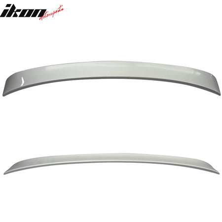 Fits 08-14 W204 Trunk Spoiler & Roof Wing Painted #744 Iridium Silver Metallic