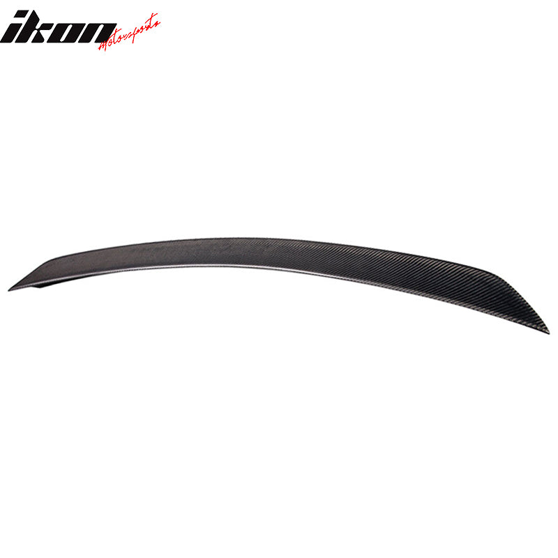 Fits 08-14 C-Class W204 Sedan Carbon Fiber OE Roof Wing & V Type Trunk Spoiler