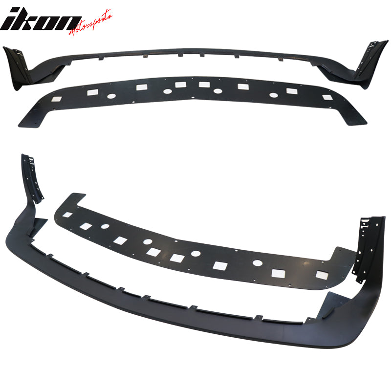 Fits 08-14 Challenger Front Bumper Cover + Demon Lip + Fender Flare + Headlights
