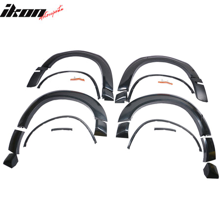 Fits 08-14 Challenger Front Bumper Cover + Demon Lip + Fender Flare + Headlights