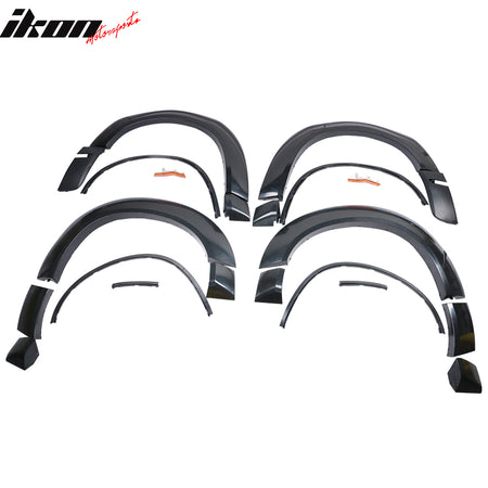 Fits 08-14 Challenger Front Rear Bumper w/ Lip + Demon Fender Flare +V3 Diffuser