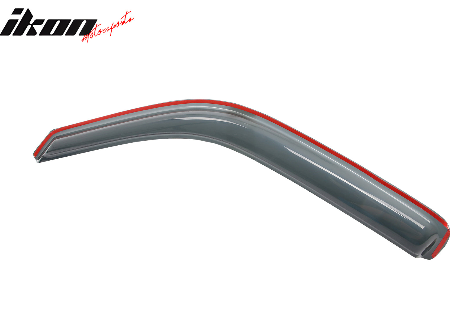 Fits 08-14 Jeep Liberty 4-Door In Channel Window Visors Rain Deflector - Acrylic