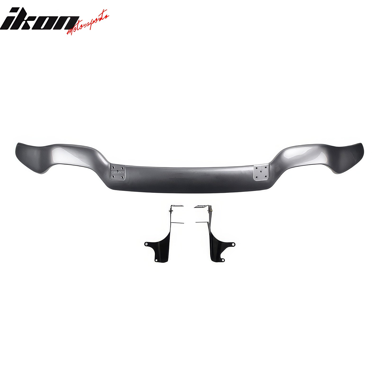 For 08-14 Subaru Impreza WRX Hatchback 5DR STI Rear Bumper Diffuser Lip Gray ABS