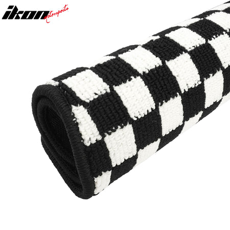 Fits 08-15 Chevy Cruze 16 Limited Floor Mats Checkered Carpets Black White Plaid
