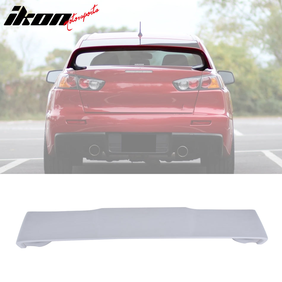 2008-2017 Mitsubishi Lancer Japan Style Unpainted Gray Trunk Spoiler