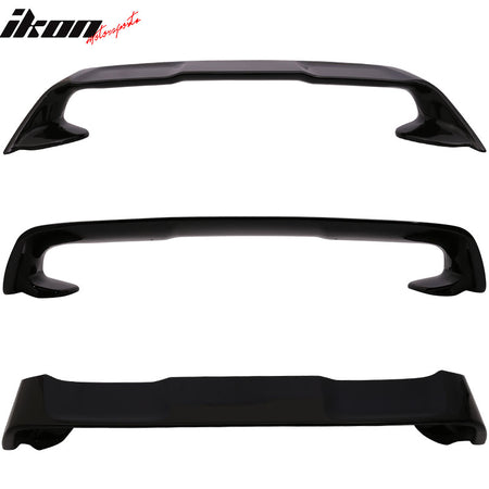 Fits 08-17 Mitsubishi Lancer EVO Style Trunk Spoiler Wing Lip Painted #X42 Black