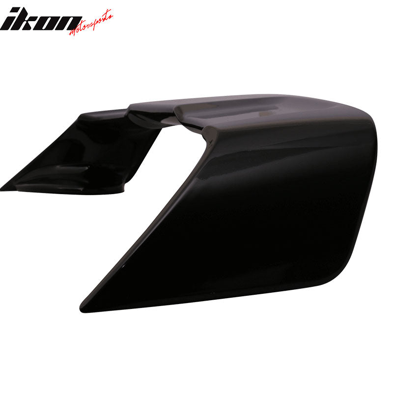 Fits 08-17 Mitsubishi Lancer EVO Style Trunk Spoiler Wing Lip Painted #X42 Black