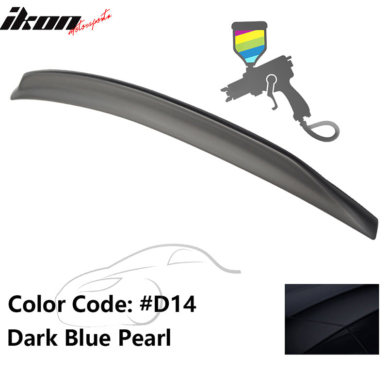 2008-2017 Mitsubishi Lancer RS Style Painted #D14 Blue Trunk Spoiler