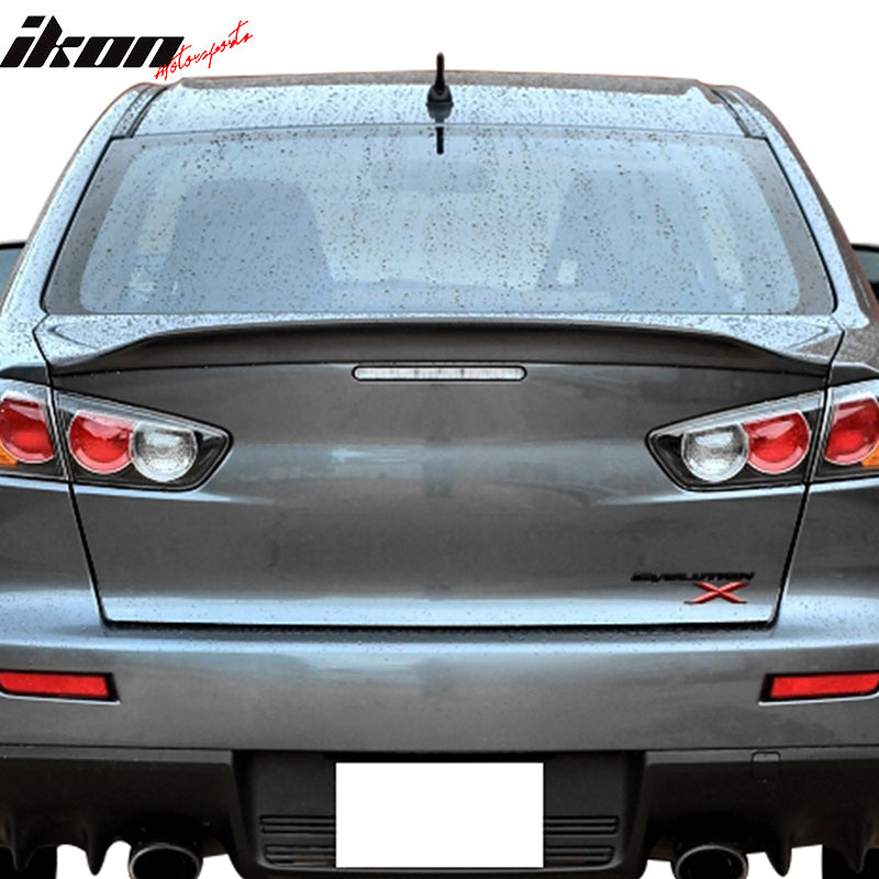 Fits 08-17 Mitsubishi Lancer Sedan RS Style Rear Trunk Spoiler Painted #D14 Blue
