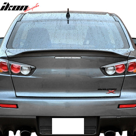 Fits 08-17 Mitsubishi Lancer Sedan RS Style Rear Trunk Spoiler Painted #D14 Blue