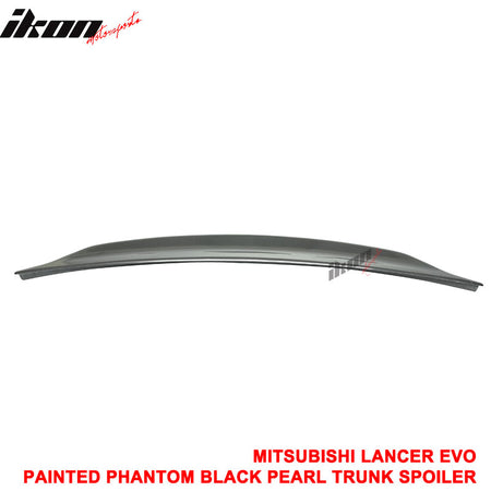 Fits 08-17 Mitsubishi Lancer Sedan RS Style Rear Trunk Spoiler Painted #U02 Gray