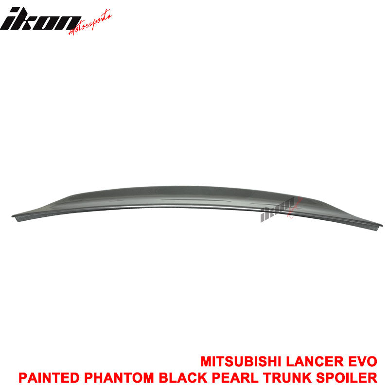 Fits 08-17 Mitsubishi Lancer Sedan RS Style Rear Trunk Spoiler Painted #U02 Gray