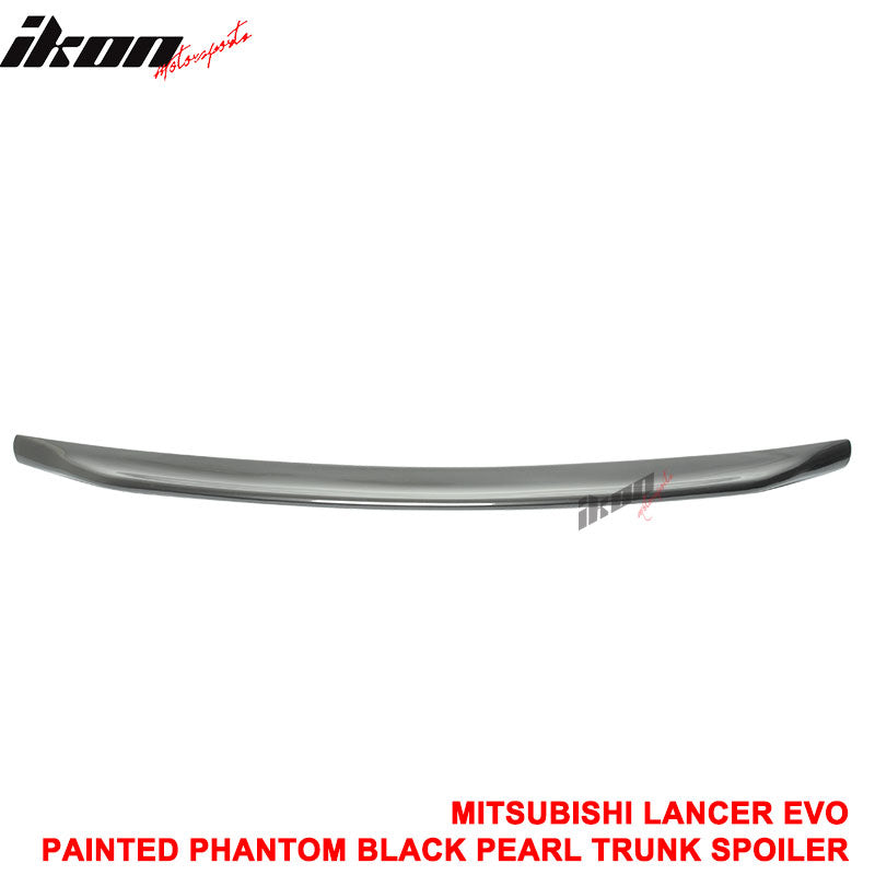 Fits 08-17 Mitsubishi Lancer Sedan RS Style Rear Trunk Spoiler Painted #U02 Gray
