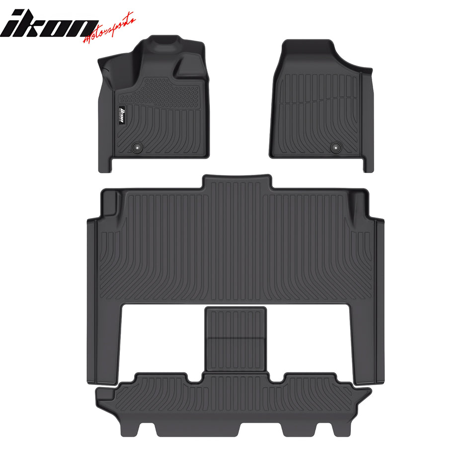 2008-2020 Dodge Grand Caravan 3D Floor Mats All Weather Carpets TPE
