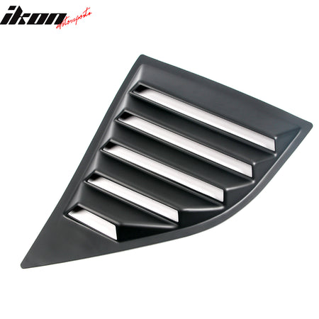Fits 08-23 Dodge Challenger V2 Style Rear Side Window Louver Air Vent