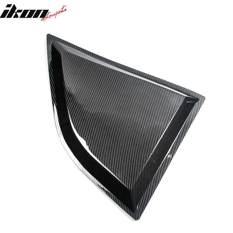 Fits 08-23 Dodge Challenger Ikon XE Style Rear Side Window Louver