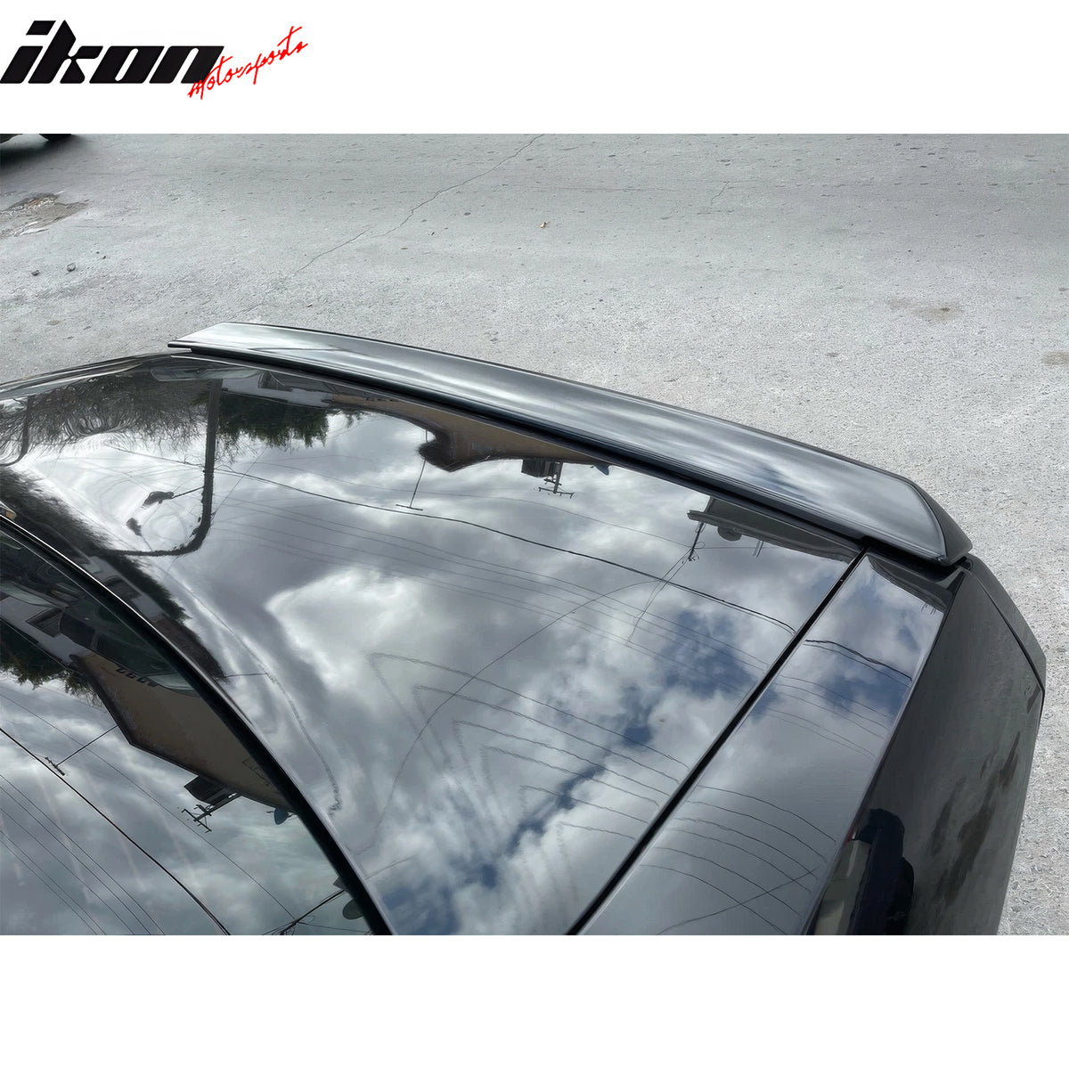 Fits 2008-2023 Dodge Challenger 2DR SRT Style Gloss Black Rear Trunk Spoiler ABS